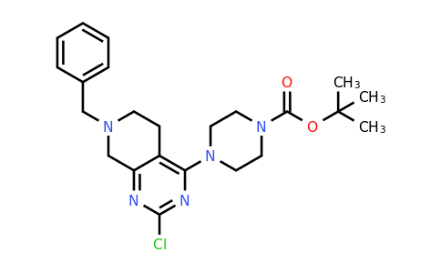 2158298-66-7 | tert-Butyl 4-(7-benzyl-2-chloro-5,6,7,8-tetrahydropyrido[3,4-d]pyrimidin-4-yl)piperazine-1-carboxylate