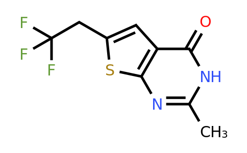2163770-66-7 | 2-Methyl-6-(2,2,2-trifluoroethyl)thieno[2,3-d]pyrimidin-4(3H)-one