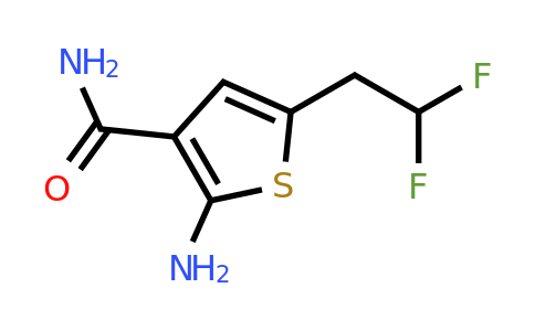 2163771-88-6 | 2-Amino-5-(2,2-difluoroethyl)thiophene-3-carboxamide