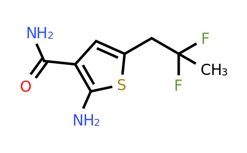 2163772-38-9 | 2-Amino-5-(2,2-difluoropropyl)thiophene-3-carboxamide
