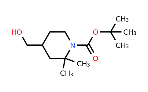 tert-butyl 4-(hydroxymethyl)-2,2-dimethyl-piperidine-1-carboxylate