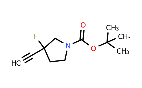2168240-77-3 | tert-Butyl 3-ethynyl-3-fluoropyrrolidine-1-carboxylate