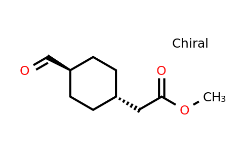 2168671-38-1 | methyl trans-2-(4-formylcyclohexyl)acetate