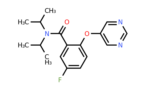2169919-95-1 | 5-Fluoro-N,N-diisopropyl-2-(pyrimidin-5-yloxy)benzamide