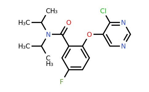 2169919-97-3 | 2-((4-Chloropyrimidin-5-yl)oxy)-5-fluoro-N,N-diisopropylbenzamide