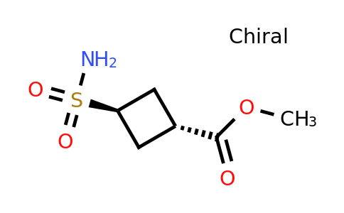 2171206-32-7 | trans-methyl 3-sulfamoylcyclobutanecarboxylate
