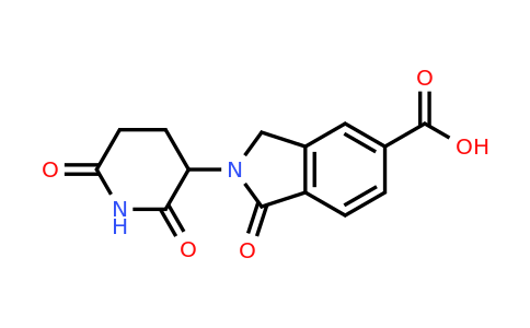 2171780-01-9 | 2-(2,6-Dioxopiperidin-3-yl)-1-oxoisoindoline-5-carboxylic acid