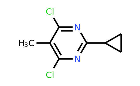 21721-73-3 | 4,6-Dichloro-2-cyclopropyl-5-methylpyrimidine