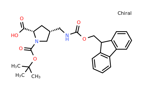 (2S,4R)-Fmoc-4-aminomethyl-1-boc-pyrrolidine-2-carboxylic acid