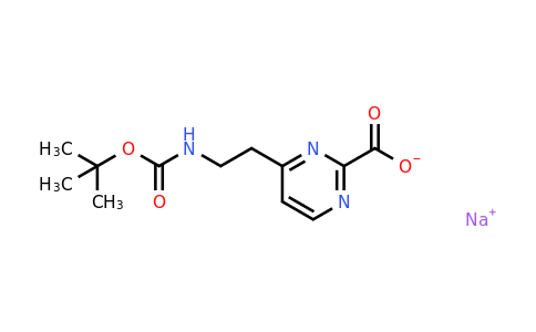 2177258-76-1 | Sodium 4-(2-((tert-butoxycarbonyl)amino)ethyl)pyrimidine-2-carboxylate