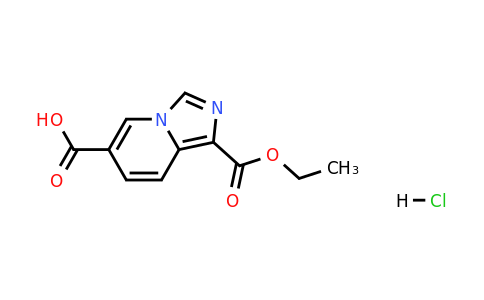2177263-22-6 | 1-(Ethoxycarbonyl)imidazo[1,5-a]pyridine-6-carboxylic acid hydrochloride