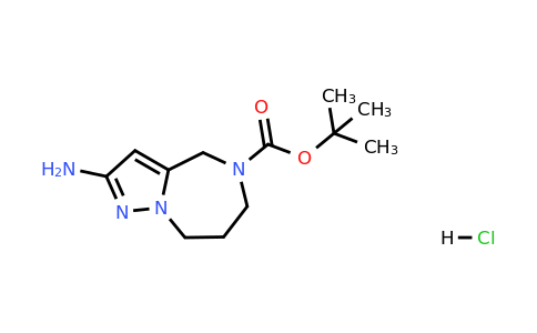 2177263-54-4 | tert-Butyl 2-amino-7,8-dihydro-4H-pyrazolo[1,5-a][1,4]diazepine-5(6H)-carboxylate hydrochloride