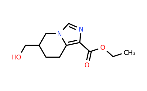 2177263-81-7 | Ethyl 6-(hydroxymethyl)-5,6,7,8-tetrahydroimidazo[1,5-a]pyridine-1-carboxylate