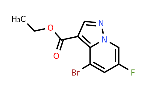 2177264-85-4 | Ethyl 4-bromo-6-fluoropyrazolo[1,5-a]pyridine-3-carboxylate