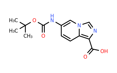 2177266-16-7 | 6-((tert-Butoxycarbonyl)amino)imidazo[1,5-a]pyridine-1-carboxylic acid
