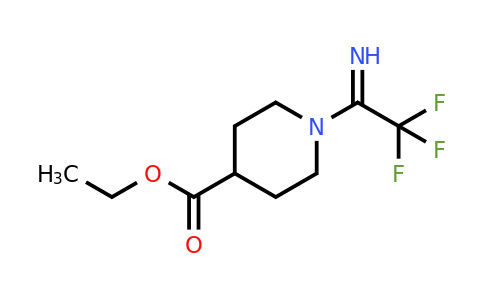 2185590-76-3 | Ethyl 1-(2,2,2-trifluoroethanimidoyl)piperidine-4-carboxylate