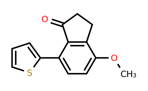 2186640-94-6 | 4-Methoxy-7-(thiophen-2-yl)-2,3-dihydro-1H-inden-1-one