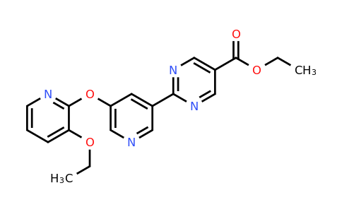 2186700-20-7 | Ethyl 2-(5-((3-ethoxypyridin-2-yl)oxy)pyridin-3-yl)pyrimidine-5-carboxylate