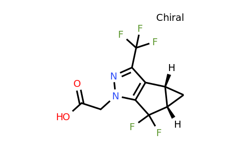 2189680-65-5 | 2-((3bR,4aS)-5,5-Difluoro-3-(trifluoromethyl)-3b,4,4a,5-tetrahydro-1H-cyclopropa[3,4]cyclopenta[1,2-c]pyrazol-1-yl)acetic acid
