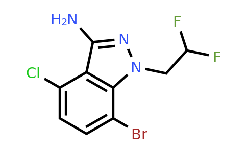 2189684-65-7 | 7-Bromo-4-chloro-1-(2,2-difluoroethyl)-1H-indazol-3-amine