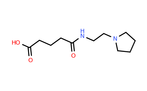 5-Oxo-5-((2-(pyrrolidin-1-yl)ethyl)amino)pentanoic acid