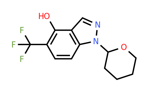 2197061-68-8 | 1-(Tetrahydro-2H-pyran-2-yl)-5-(trifluoromethyl)-1H-indazol-4-ol