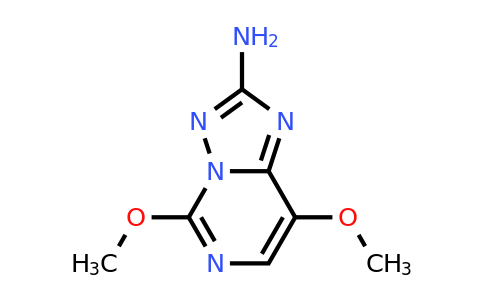 219715-62-5 | 5,8-Dimethoxy-[1,2,4]triazolo[1,5-c]pyrimidin-2-amine