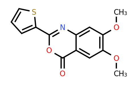 219773-69-0 | 6,7-Dimethoxy-2-(thiophen-2-yl)-4H-benzo[d][1,3]oxazin-4-one