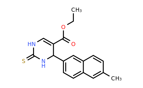 219815-16-4 | Ethyl 4-(6-methylnaphthalen-2-yl)-2-thioxo-1,2,3,4-tetrahydropyrimidine-5-carboxylate
