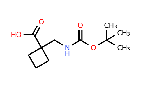 220145-21-1 | 1-(((Tert-butoxycarbonyl)amino)methyl)cyclobutane-1-carboxylic acid