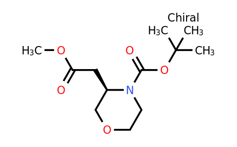 tert-Butyl (R)-3-(2-methoxy-2-oxoethyl)morpholine-4-carboxylate