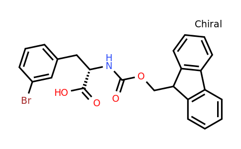 (S)-2-((((9H-Fluoren-9-yl)methoxy)carbonyl)amino)-3-(3-bromophenyl)propanoic acid