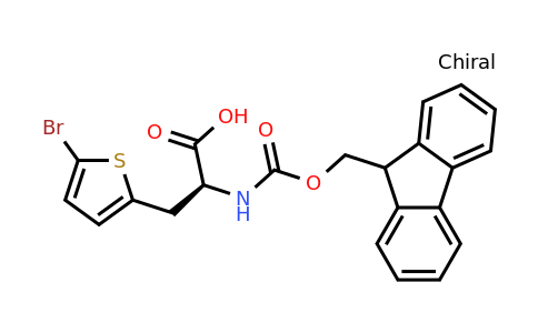220497-50-7 | (S)-2-((((9H-Fluoren-9-yl)methoxy)carbonyl)amino)-3-(5-bromothiophen-2-yl)propanoic acid