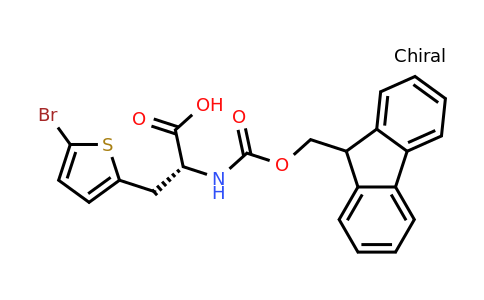220497-83-6 | (S)-2-((((9H-Fluoren-9-yl)methoxy)carbonyl)amino)-2-(5-bromothiophen-2-yl)propanoic acid