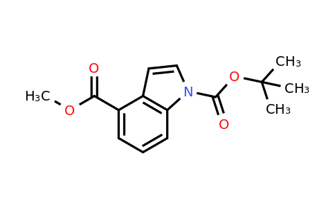 220499-11-6 | 1-(tert-Butyl) 4-methyl 1H-indole-1,4-dicarboxylate