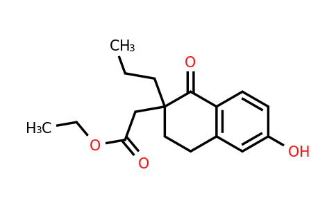 2219331-56-1 | Ethyl 2-(6-hydroxy-1-oxo-2-propyl-1,2,3,4-tetrahydronaphthalen-2-yl)acetate