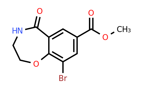 2219419-13-1 | Methyl 9-bromo-5-oxo-2,3,4,5-tetrahydrobenzo[f][1,4]oxazepine-7-carboxylate