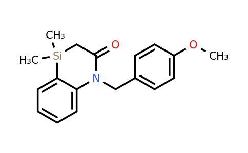 2222440-42-6 | 1-(4-Methoxybenzyl)-4,4-dimethyl-3,4-dihydrobenzo[b][1,4]azasilin-2(1H)-one