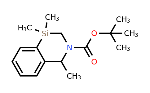 2222440-53-9 | tert-Butyl 1,1,4-trimethyl-1,2-dihydrobenzo[d][1,3]azasiline-3(4H)-carboxylate