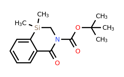 2222440-59-5 | tert-Butyl 1,1-dimethyl-4-oxo-1,2-dihydrobenzo[d][1,3]azasiline-3(4H)-carboxylate