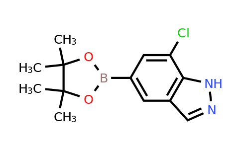 2222793-30-6 | 7-Chloro-5-(4,4,5,5-tetramethyl-1,3,2-dioxaborolan-2-yl)-1H-indazole