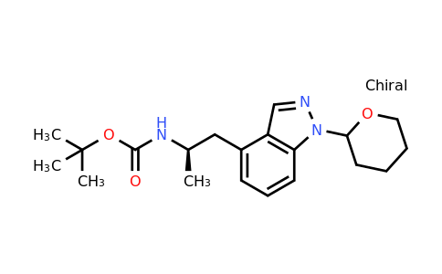 2222846-04-8 | tert-Butyl ((2R)-1-(1-(tetrahydro-2H-pyran-2-yl)-1H-indazol-4-yl)propan-2-yl)carbamate