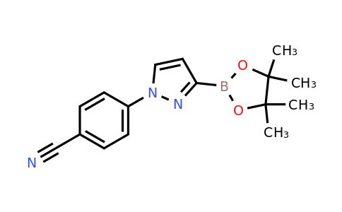 4-(3-(4,4,5,5-Tetramethyl-1,3,2-dioxaborolan-2-yl)-1H-pyrazol-1-yl)benzonitrile