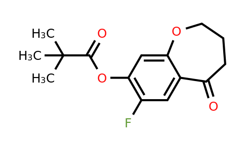 2226905-07-1 | 7-Fluoro-5-oxo-2,3,4,5-tetrahydrobenzo[b]oxepin-8-yl pivalate