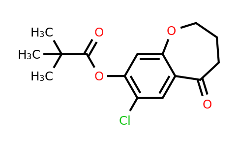 2226905-13-9 | 7-Chloro-5-oxo-2,3,4,5-tetrahydrobenzo[b]oxepin-8-yl pivalate