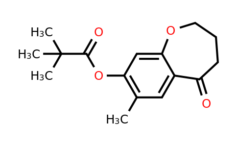 2226905-19-5 | 7-Methyl-5-oxo-2,3,4,5-tetrahydrobenzo[b]oxepin-8-yl pivalate