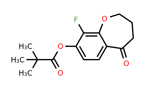 2226905-25-3 | 9-Fluoro-5-oxo-2,3,4,5-tetrahydrobenzo[b]oxepin-8-yl pivalate