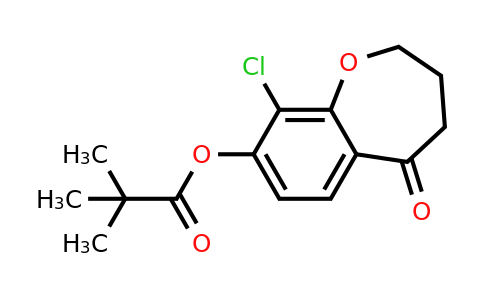 2226905-31-1 | 9-Chloro-5-oxo-2,3,4,5-tetrahydrobenzo[b]oxepin-8-yl pivalate