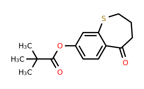 2226905-43-5 | 5-oxo-2,3,4,5-tetrahydrobenzo[b]thiepin-8-yl pivalate