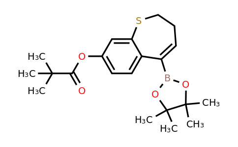 2226905-78-6 | 5-(4,4,5,5-Tetramethyl-1,3,2-dioxaborolan-2-yl)-2,3-dihydrobenzo[b]thiepin-8-yl pivalate